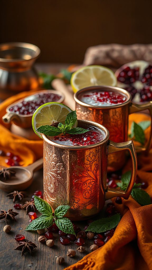 revitalizing sumac mule cocktail