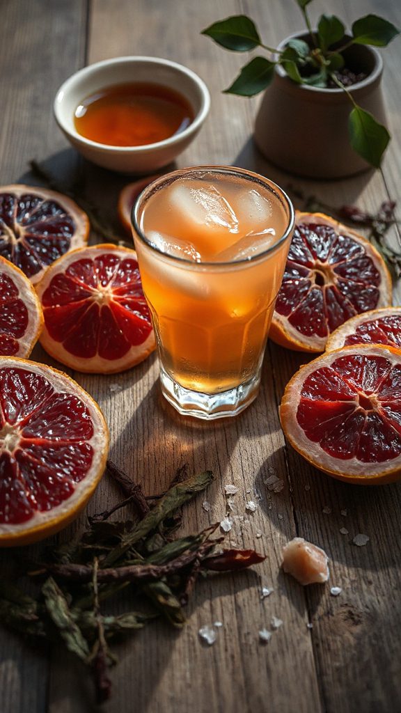 revitalizing sweet salty cocktail