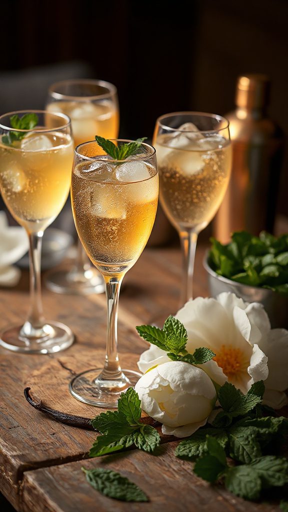 revitalizing vanilla mint julep