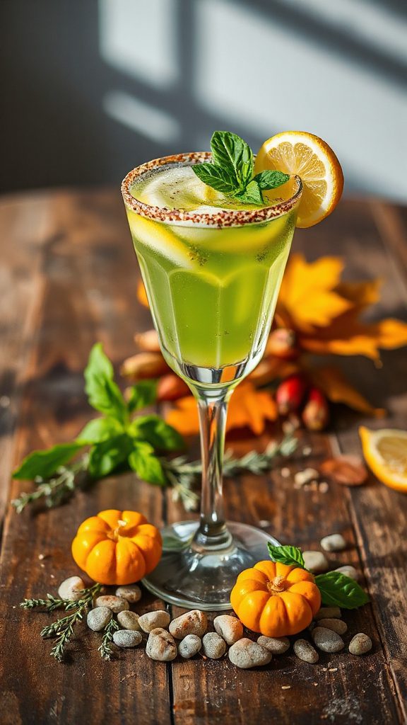 revitalizing za atar basil daiquiri