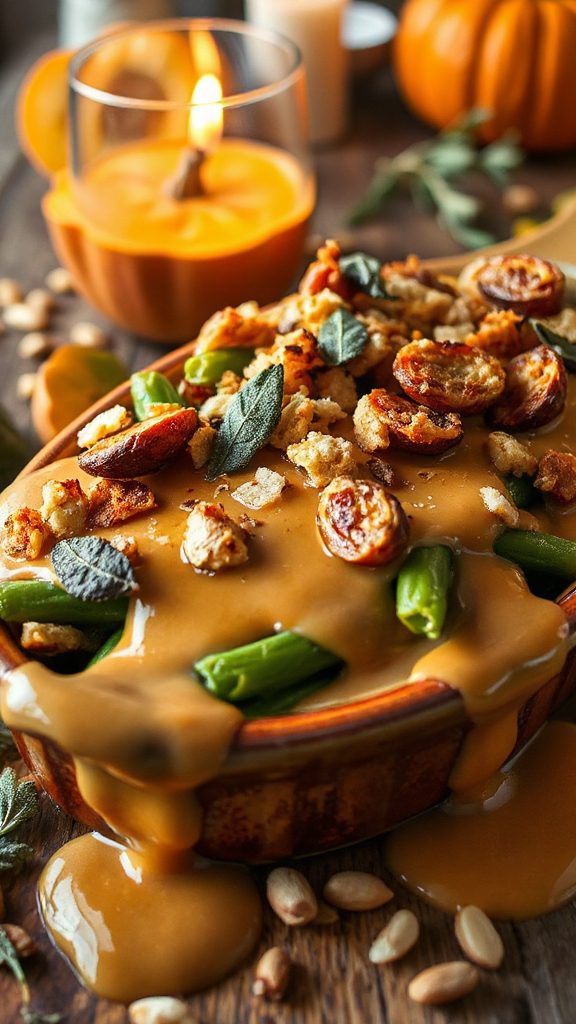 rich pumpkin sage gravy