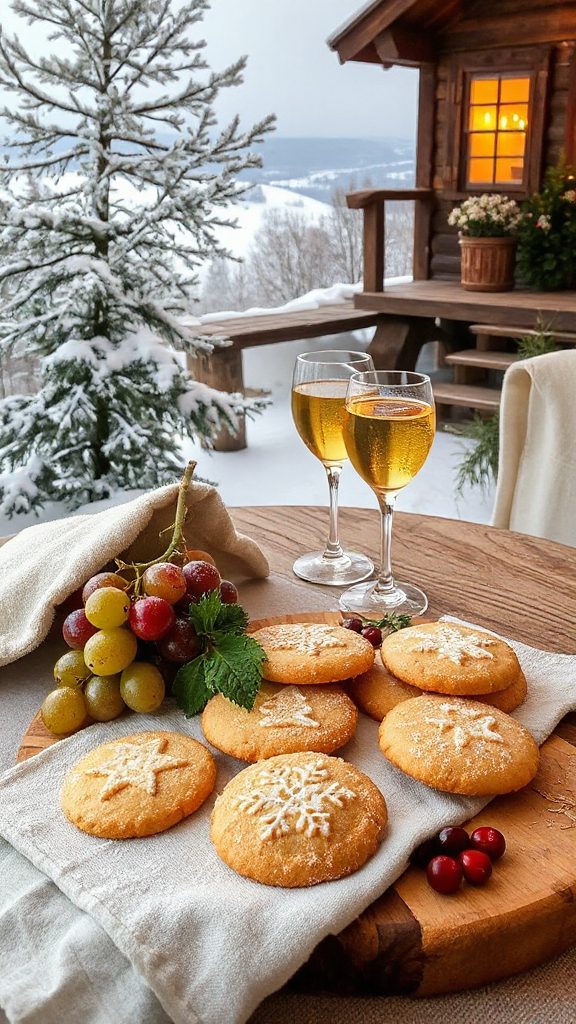 riesling infused butter cookies