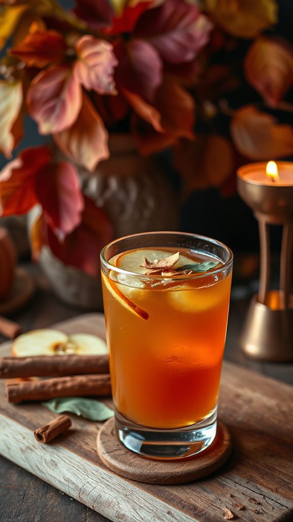 roasted apple tequila cocktail