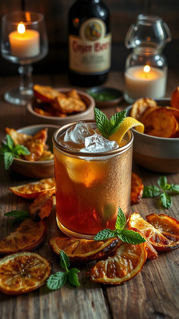 roasted artichoke ginger cocktail