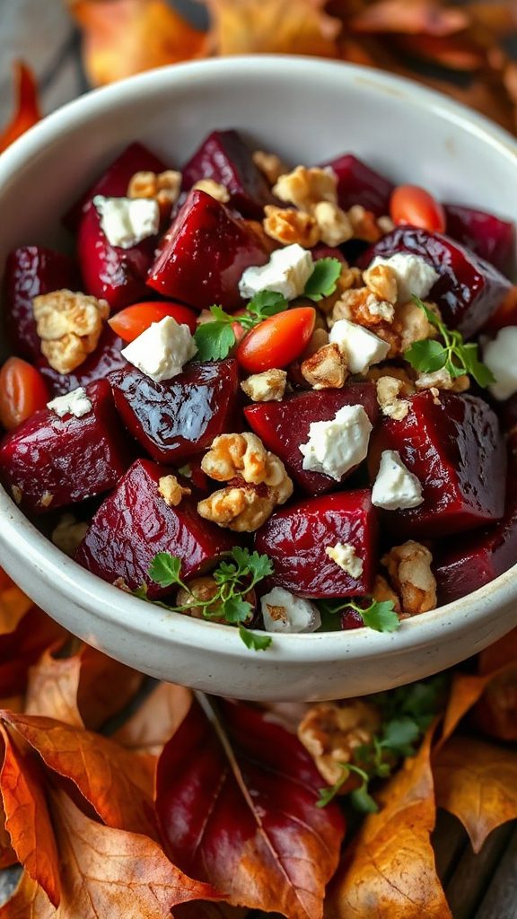 roasted beet and pomegranate salad roasted beet and pomegranate salad