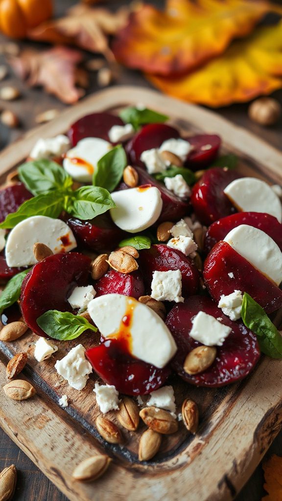 roasted beet feta salad