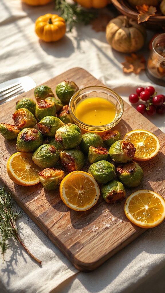 roasted brussels sprouts vinaigrette