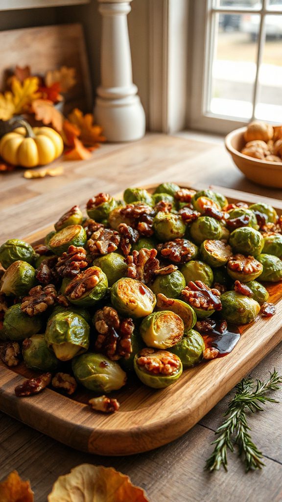 roasted brussels sprouts walnuts recipe
