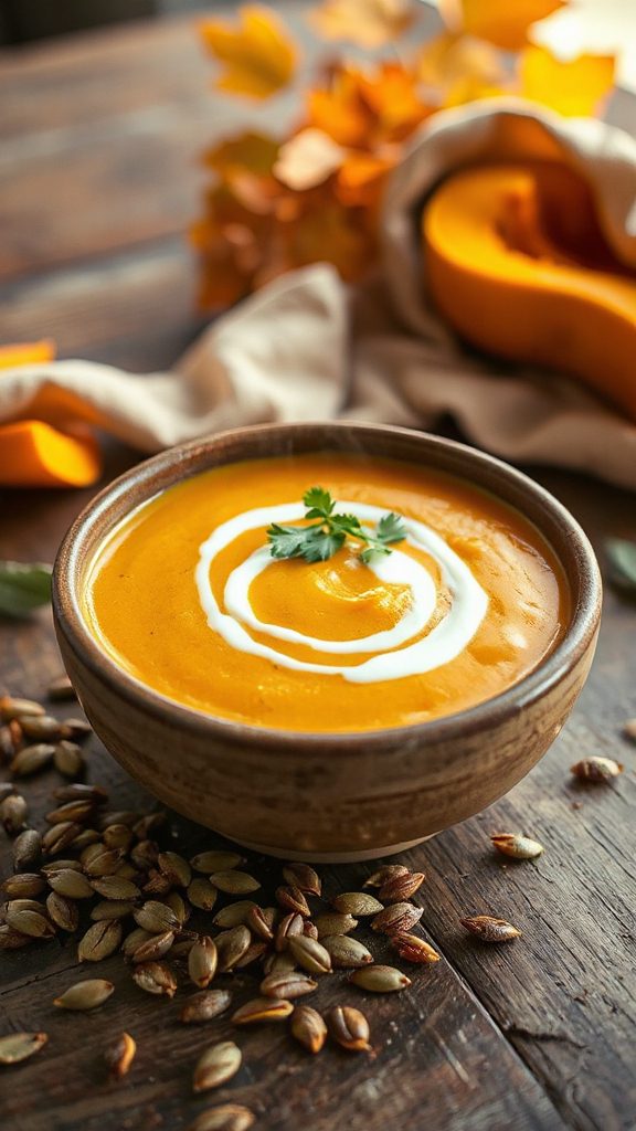 roasted butternut squash soup