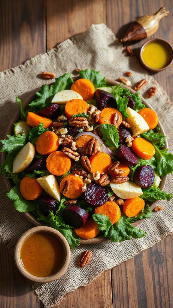 roasted carrot salad recipe
