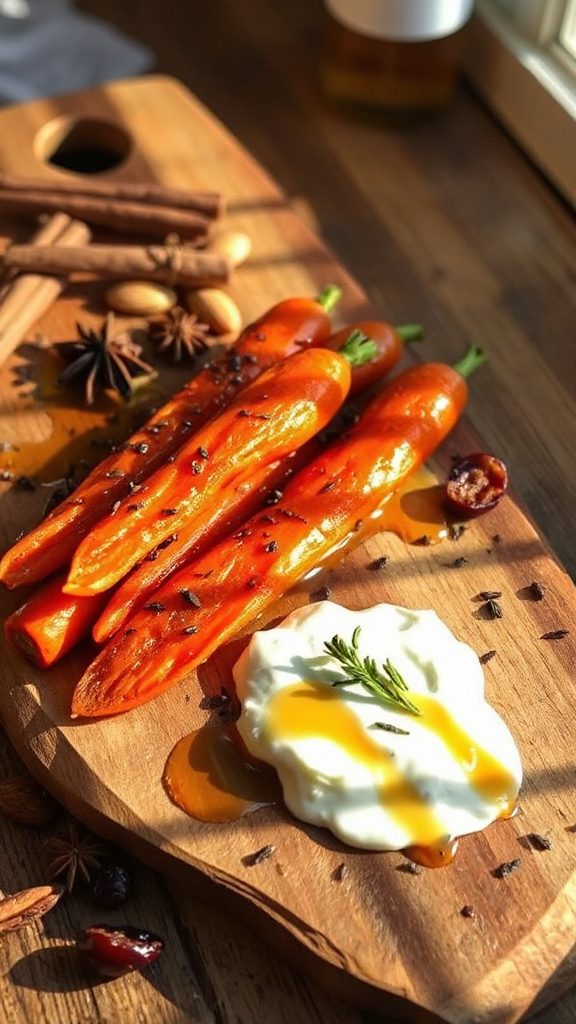 roasted carrots with honey roasted carrots with honey