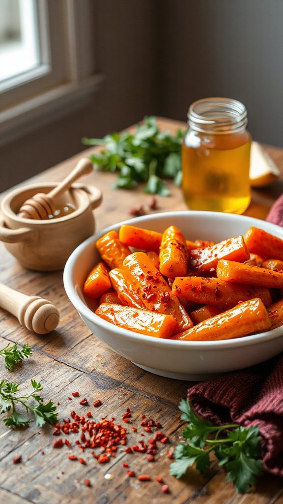 roasted carrots with honey