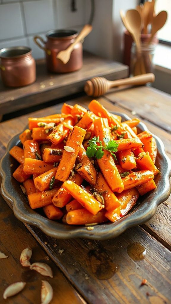 roasted carrots with spices