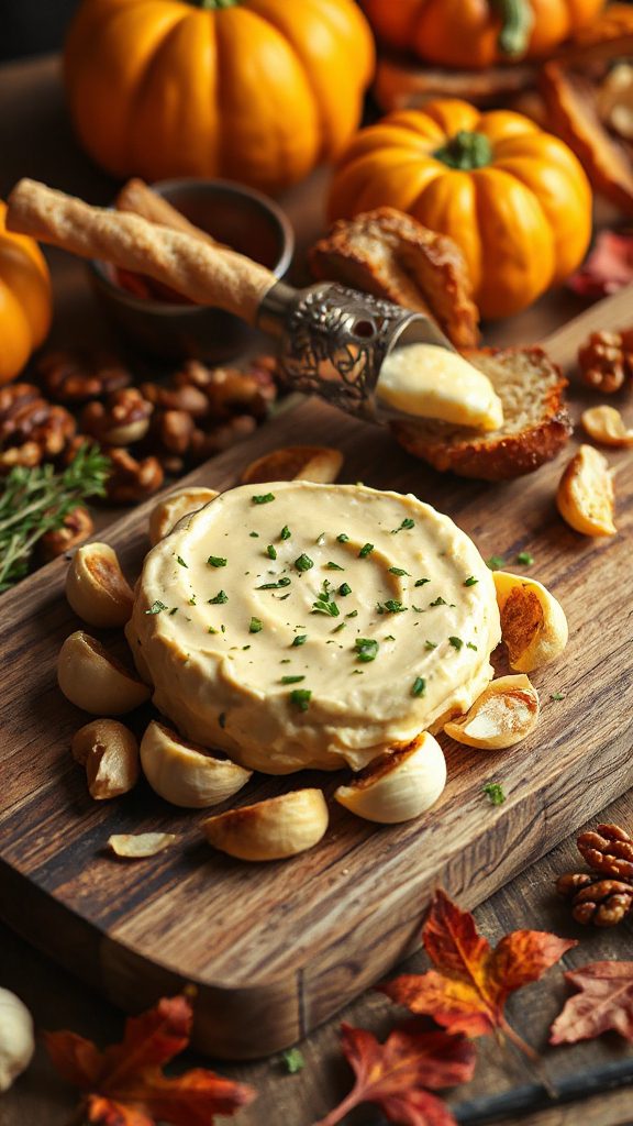 roasted garlic butter spread