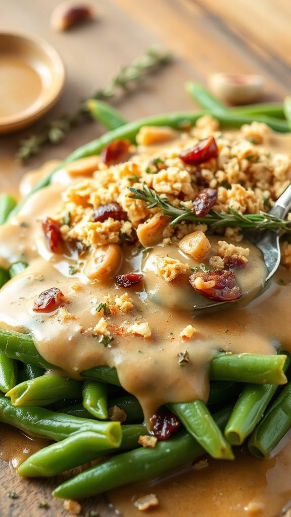 roasted garlic herb gravy