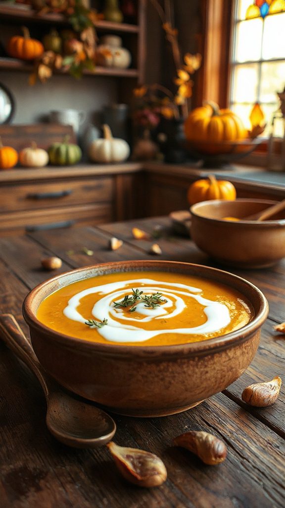 roasted garlic sweet potato soup roasted garlic sweet potato soup