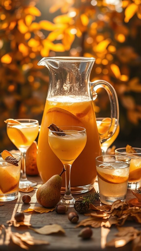 roasted pear tequila cocktail