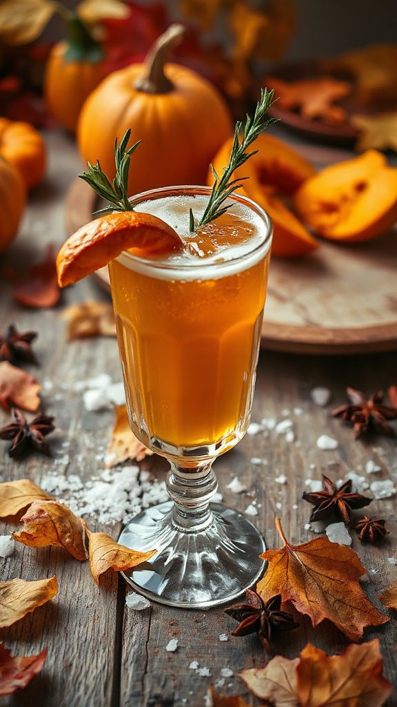 roasted pumpkin aquavit cocktail roasted pumpkin aquavit cocktail