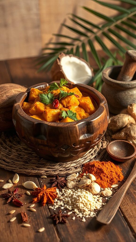 roasted pumpkin coconut curry roasted pumpkin coconut curry