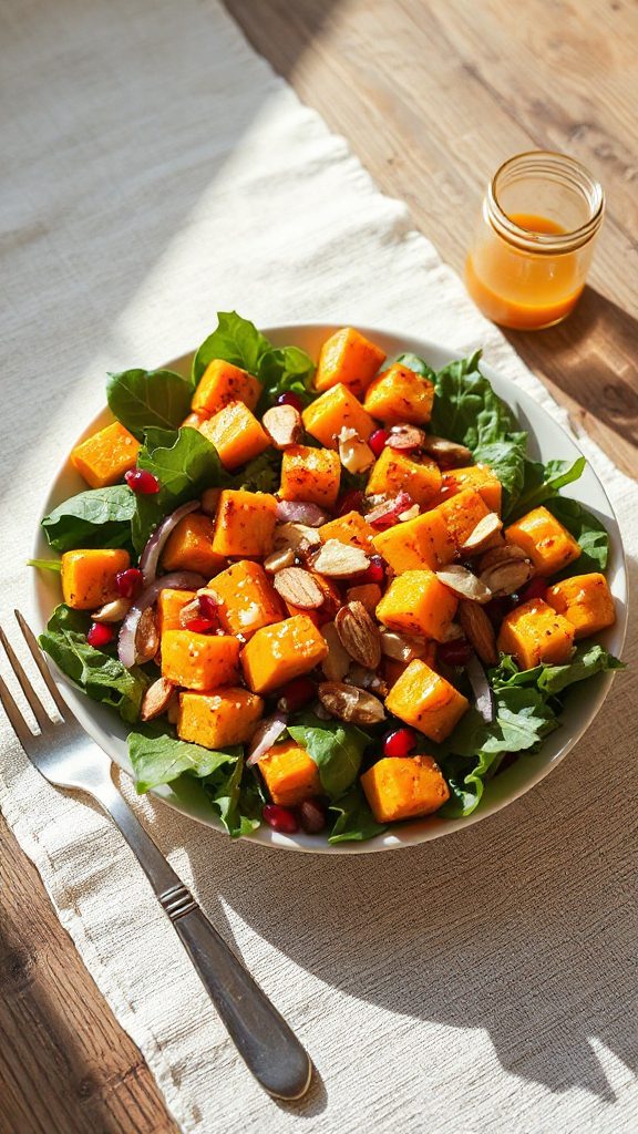 roasted squash autumn salad