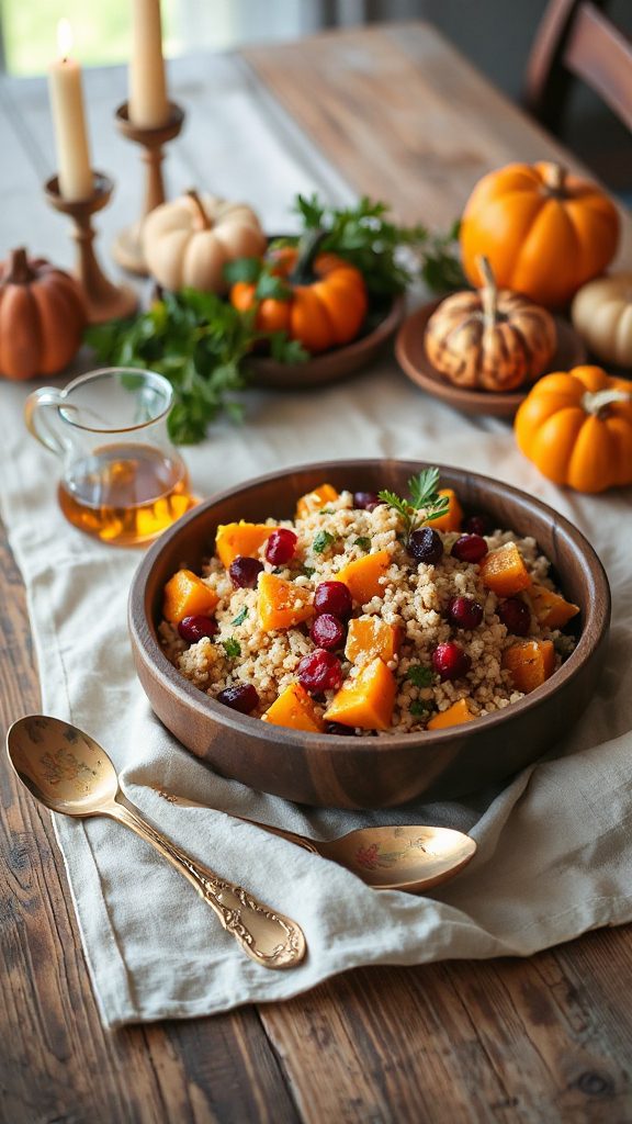 roasted squash couscous salad