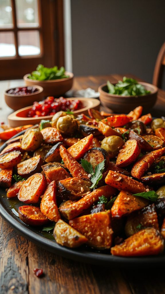 roasted vegetables with golpar