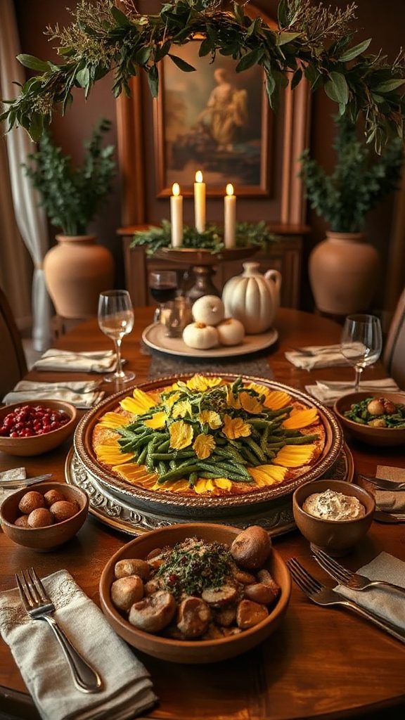 roman style green bean casserole