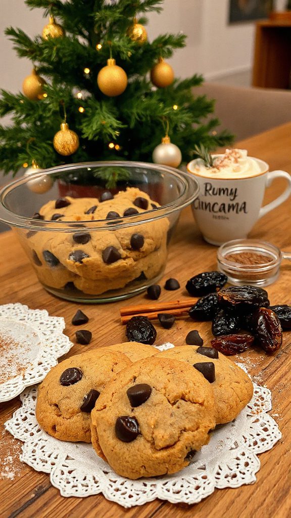 rum raisin chocolate cookies