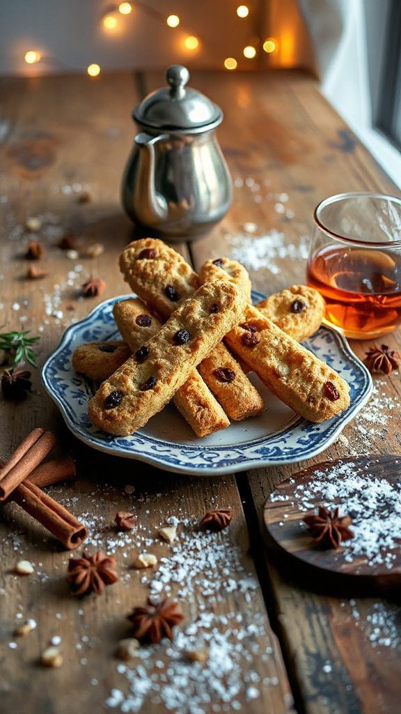 rum soaked nutty biscotti