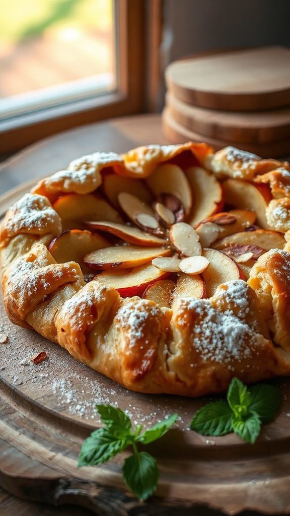 rustic apple almond galette rustic apple almond galette
