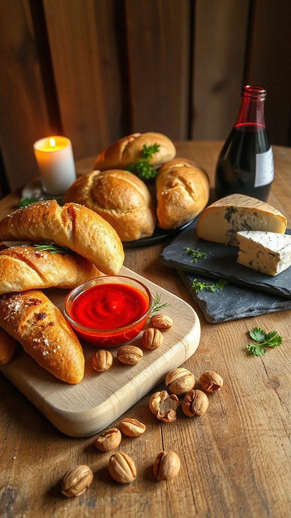 rustic bread with romesco rustic bread with romesco