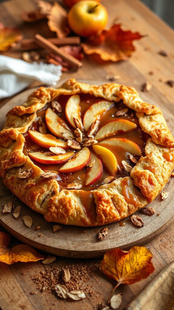 rustic caramel apple galette rustic caramel apple galette