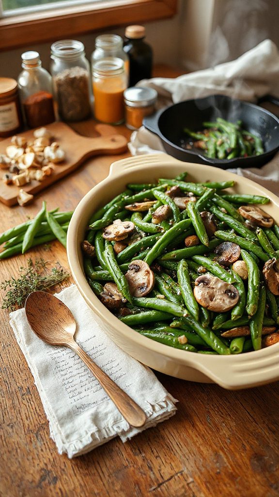 rustic green bean casserole