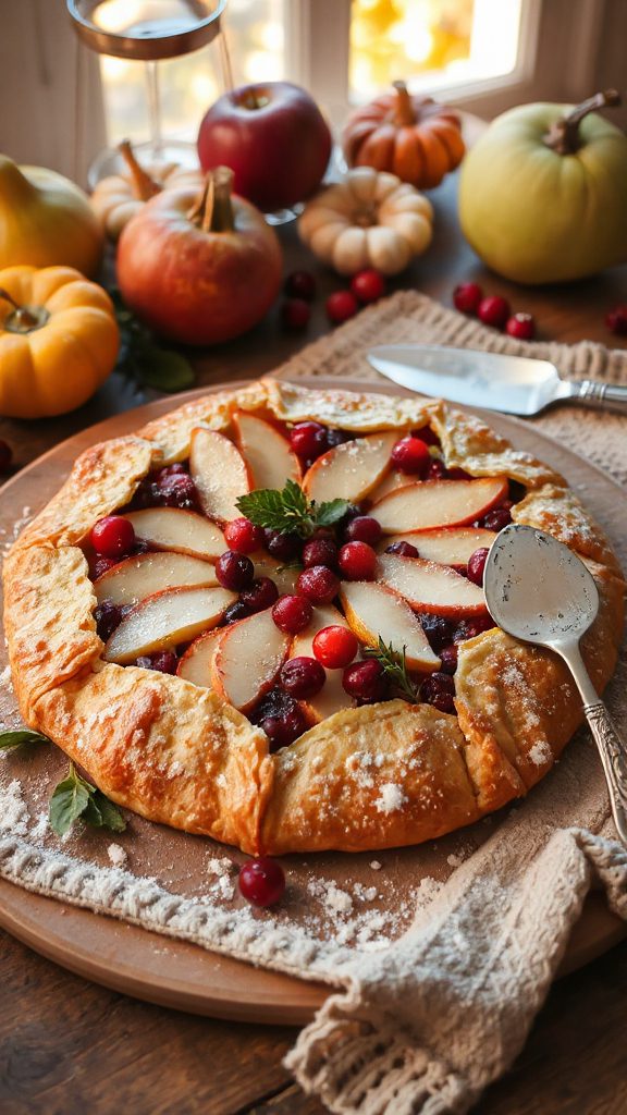 rustic pear cranberry galette rustic pear cranberry galette