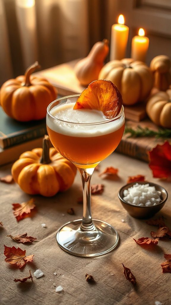 rutabaga infused creamy cocktail