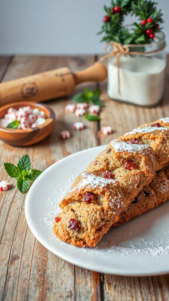 rye peppermint biscotti recipe