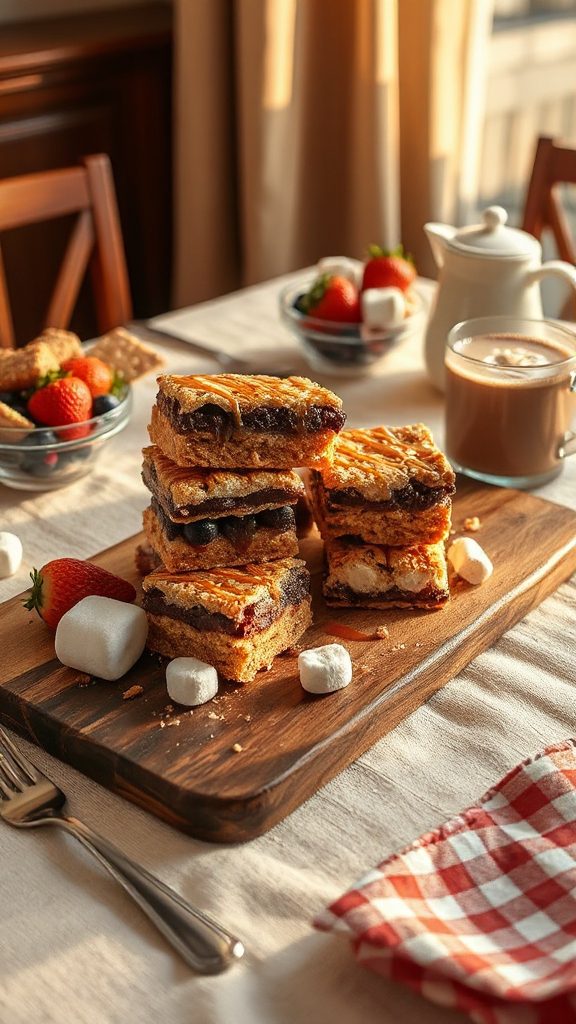 s mores breakfast bars recipe