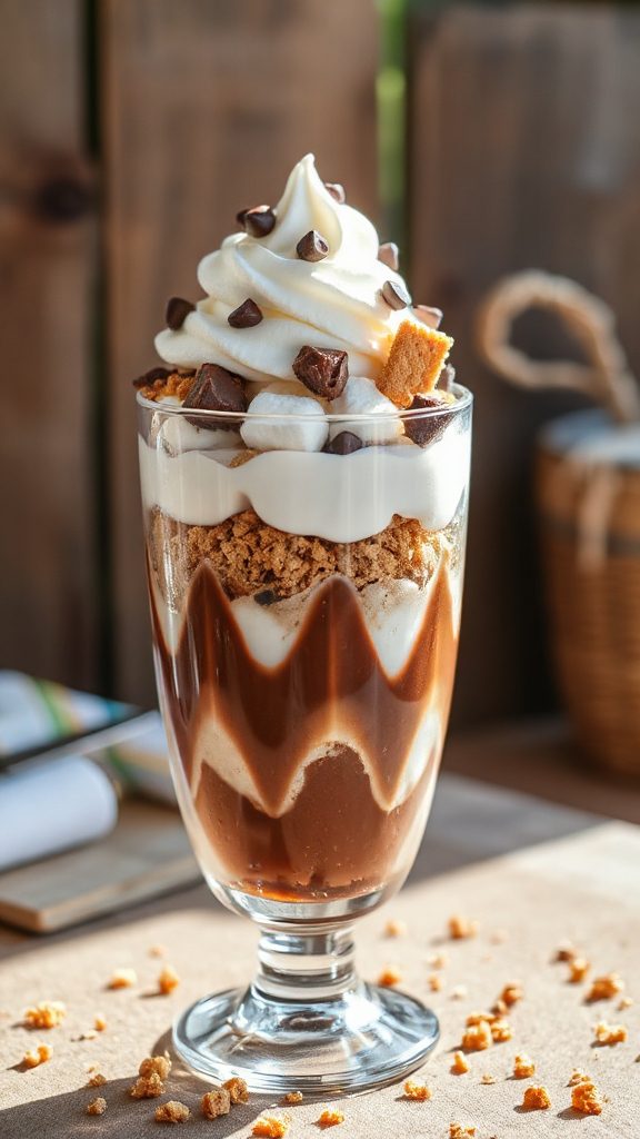 s mores parfait dessert recipe