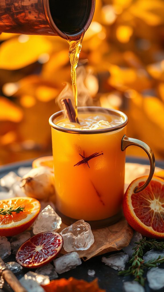 saffron infused vodka cocktail delight