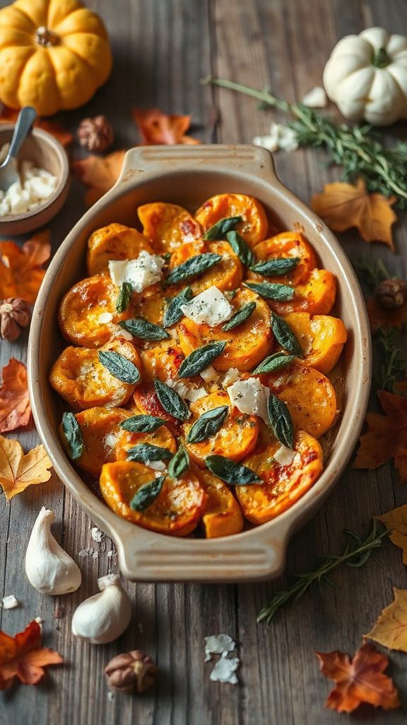 sage garlic butternut squash gratin sage garlic butternut squash gratin