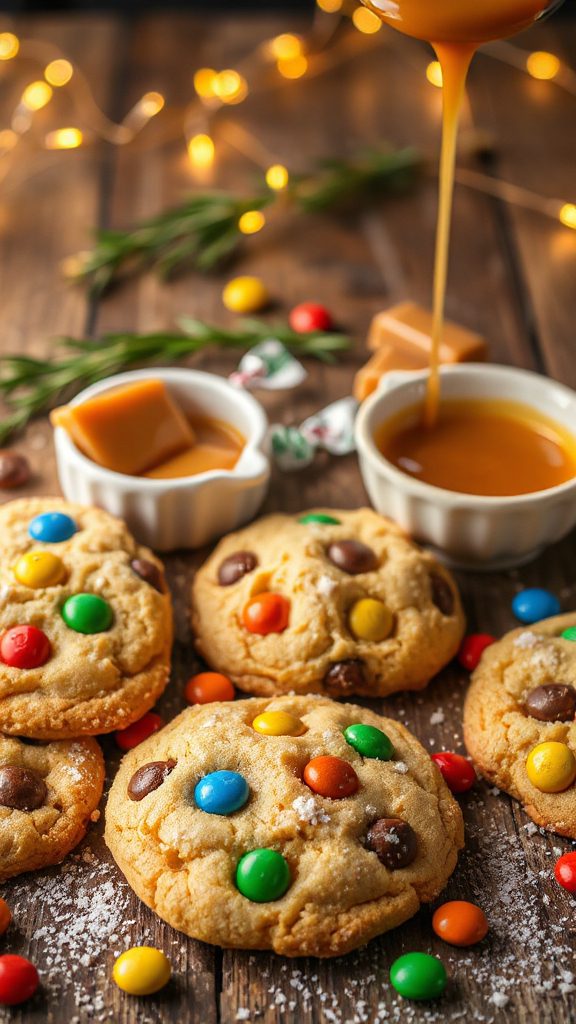 salted caramel m m cookies