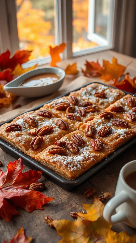 salted caramel pecan bars
