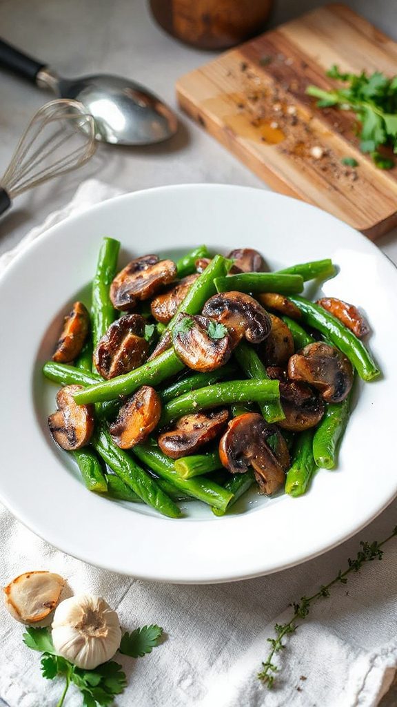 saut ed green beans recipe