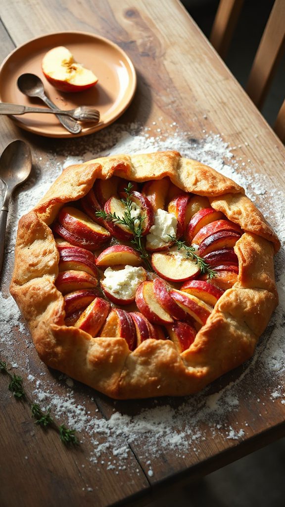 savory apple goat cheese galette savory apple goat cheese galette
