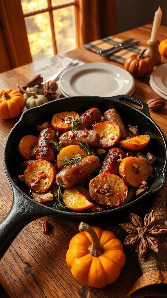 savory apple pork sausage skillet savory apple pork sausage skillet