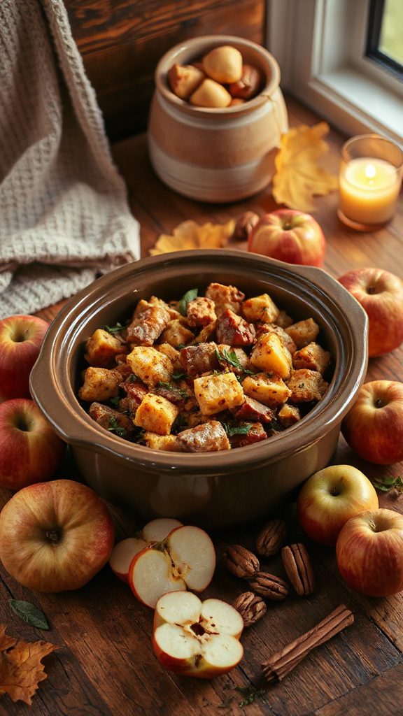 savory apple sausage stuffing