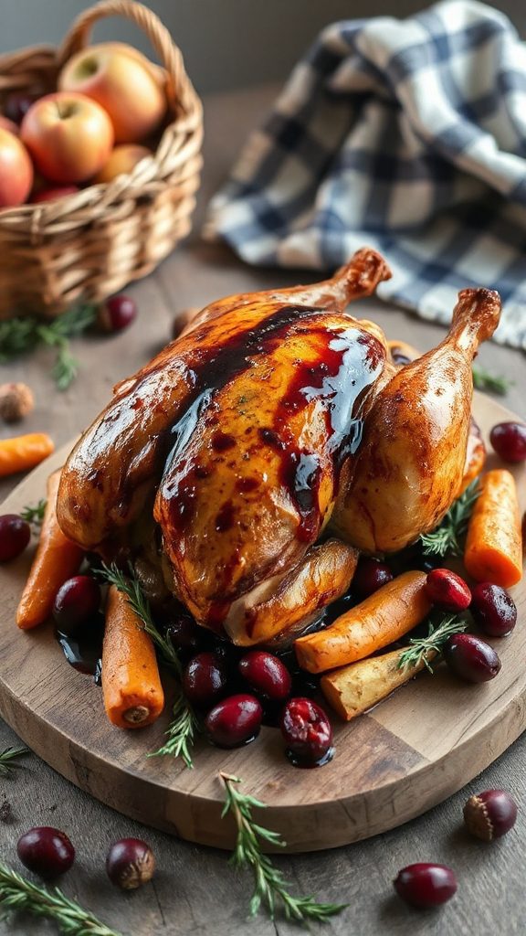 savory balsamic maple chicken