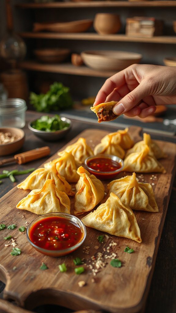 savory beef mushroom dumplings savory beef mushroom dumplings