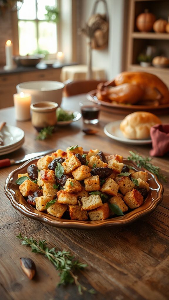 savory black garlic stuffing
