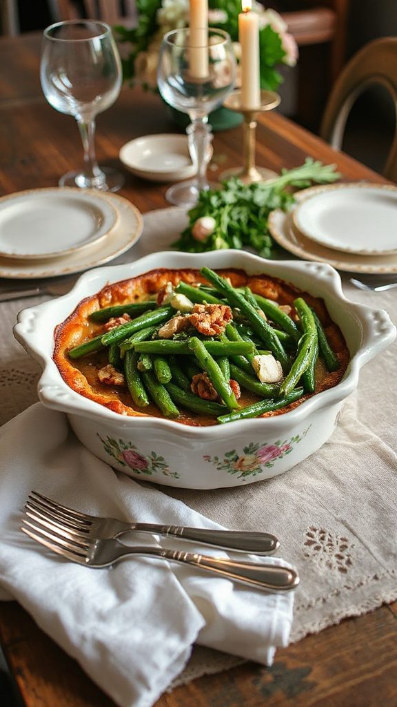 savory blue cheese casserole